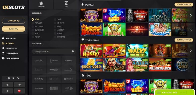 Игры с живыми дилерами казино 1X-Slots