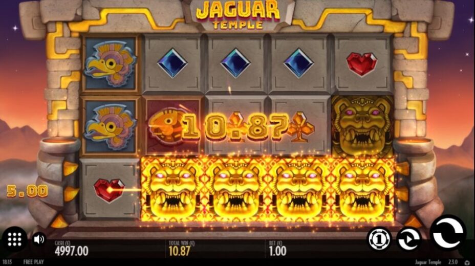 Оформление автомата Jaguar Temple