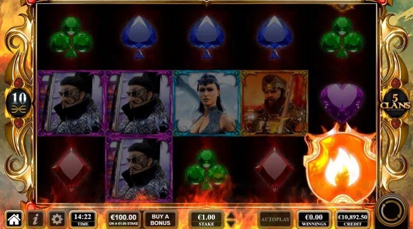 Слот 5 Clans