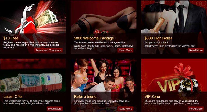 Vegas Red казино бонусы